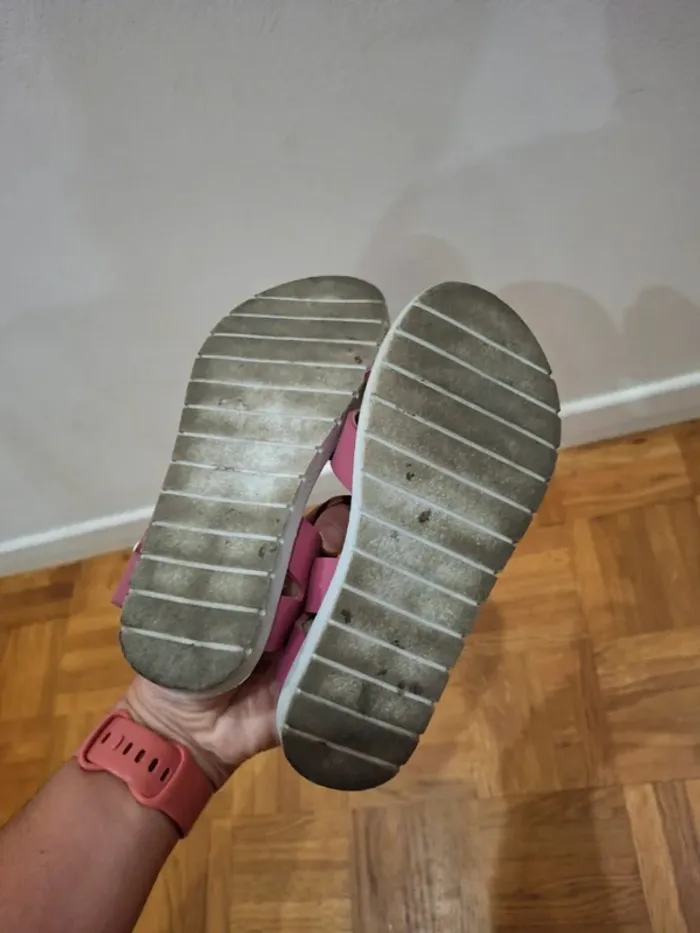 Sandales chaussures rose fille gemo taille 28 - photo numéro 9