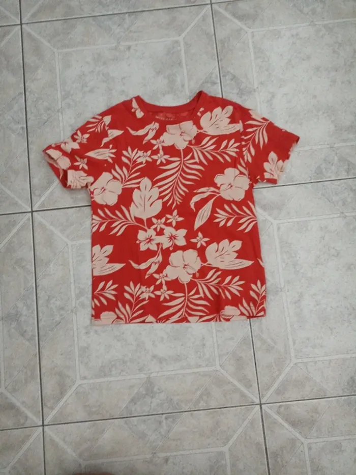 T shirt Hawaï Rouge