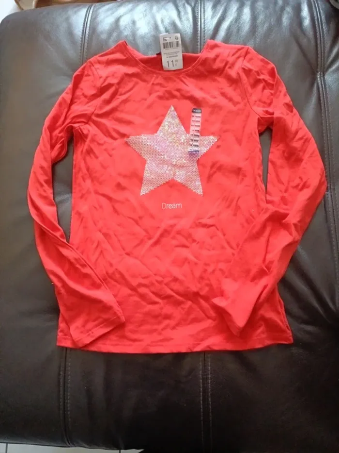 Tee shirt neuf okaidi 14 ans