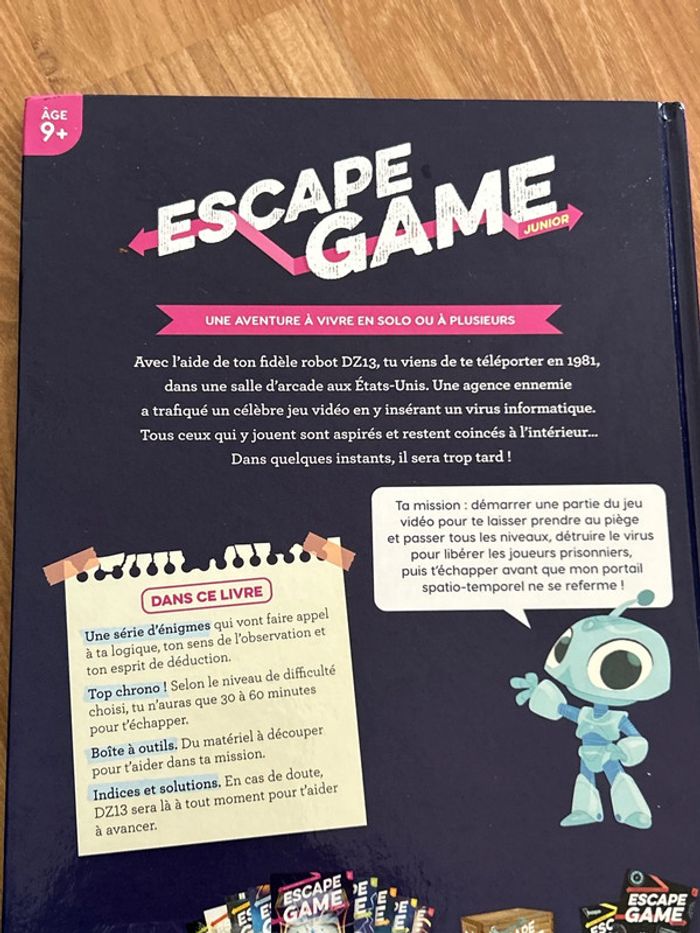 Livre escape game junior prisonniers du jeu vidéo - photo numéro 2