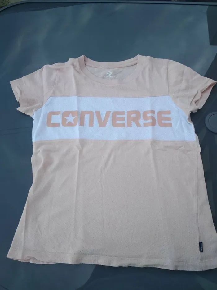 Tee Shirt Fille Converse - photo numéro 2