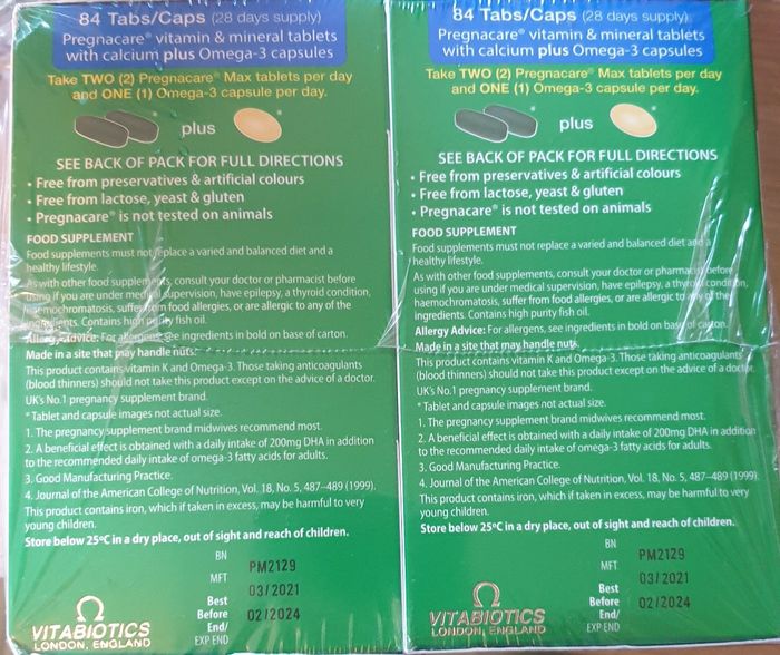 Compléments de grossesse - Pregnacare Max 4mois - photo numéro 2