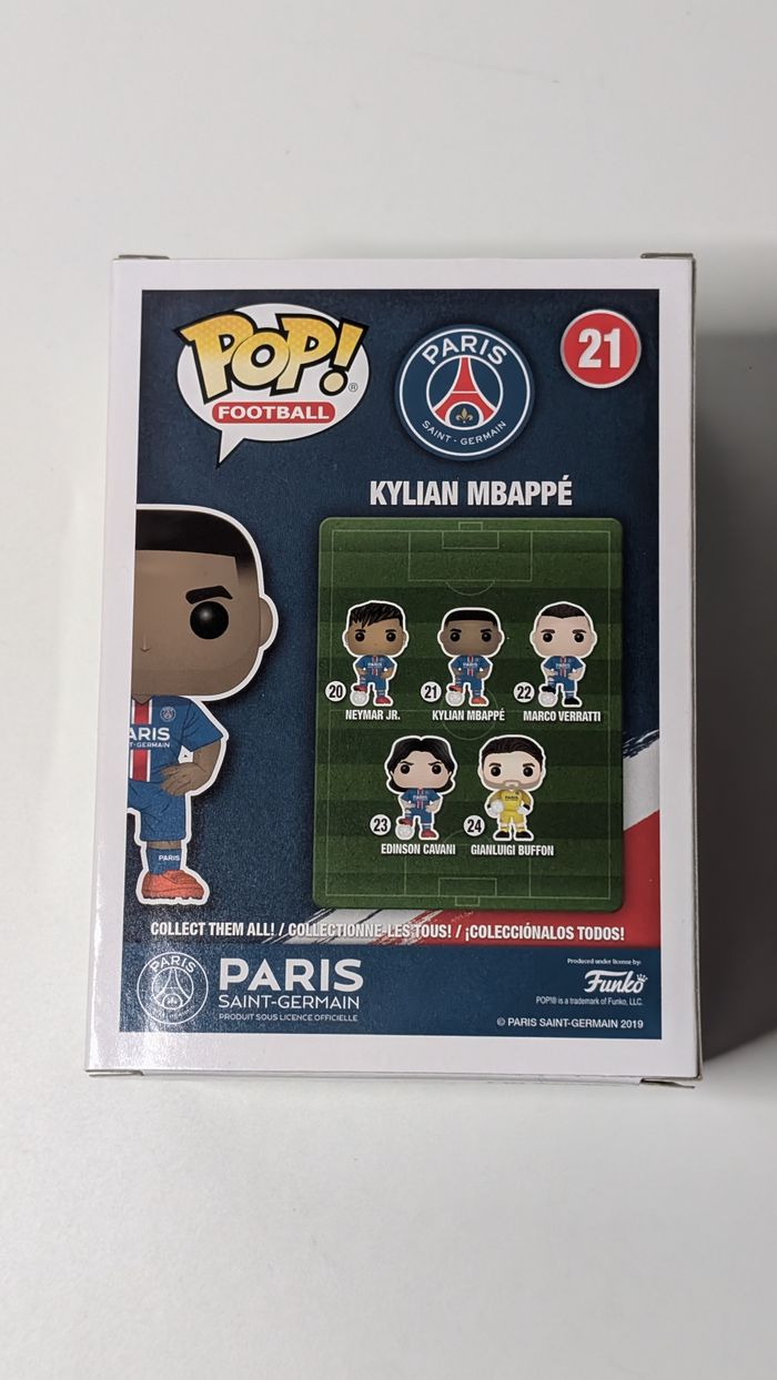 [Funko pop] Figurine PSG Kilian Mbappé 21 - photo numéro 3