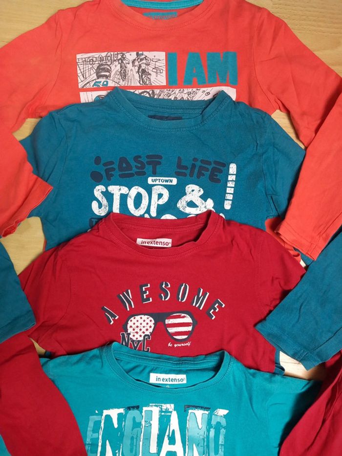 Lot de 4 tee-shirts manches longues 6 ans - photo numéro 2