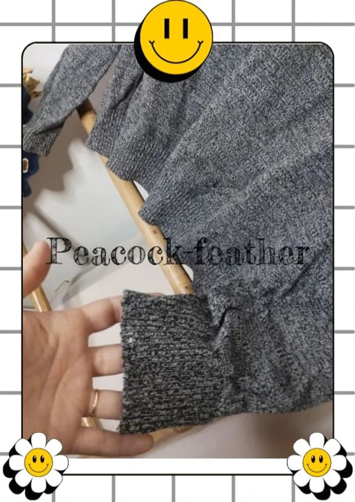 Pull gris homme L - photo numéro 4
