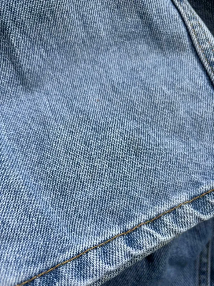 Jean Levi’s 505 Straight Fit droit Homme unisexe bleu clair taille haute 2000s Rare US W38 L32 XL48 - photo numéro 16