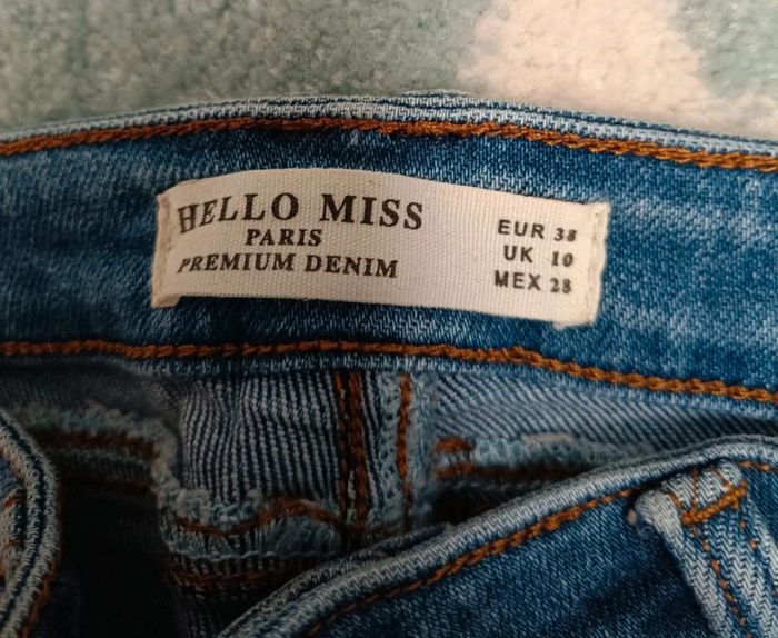 Jean femme taille 38 hello miss spécial petite - photo numéro 4