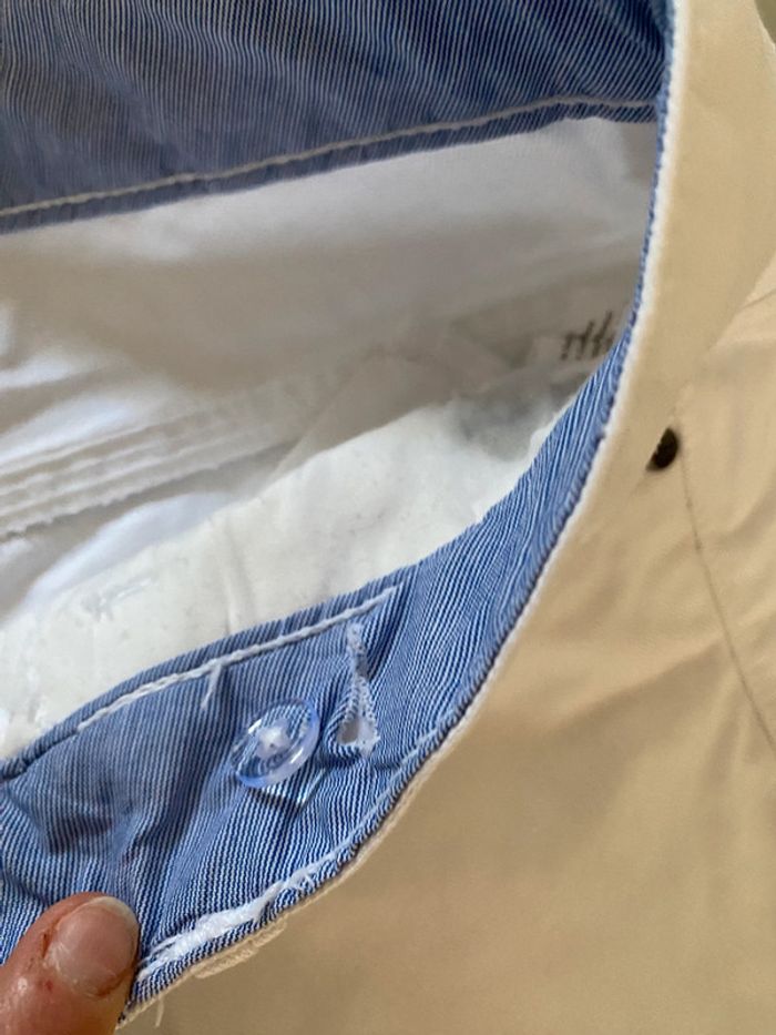 Pantalon Tape à l'Oeil jeans fille blanc coupe droite 14 ans - photo numéro 9
