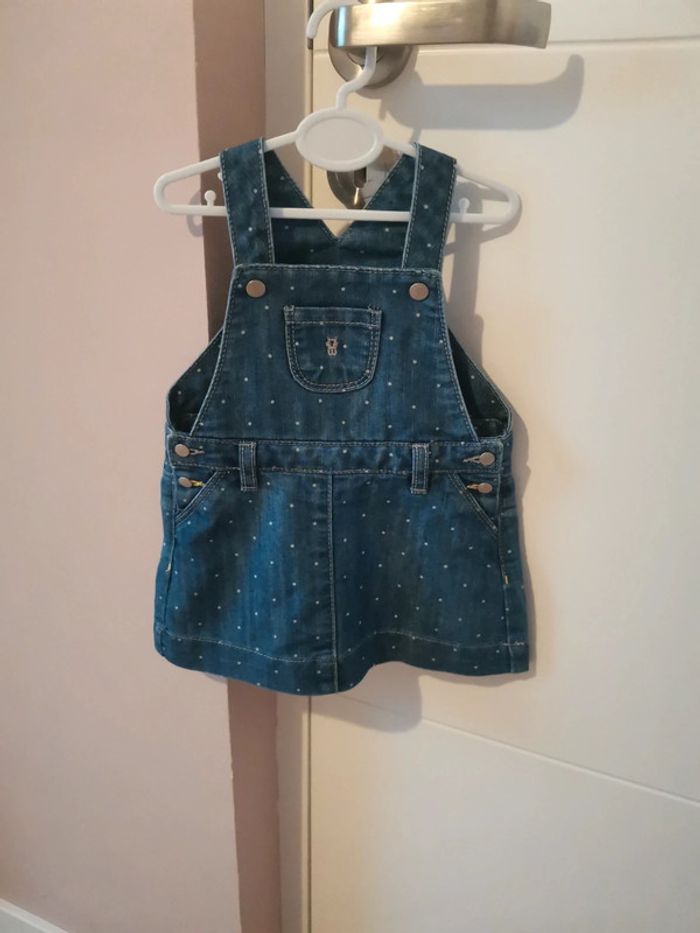 Robe salopette jean