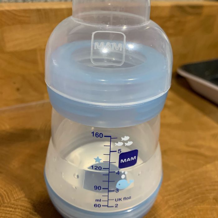 Biberon MAM 160ml Easy Start anti-colique bleu - photo numéro 2