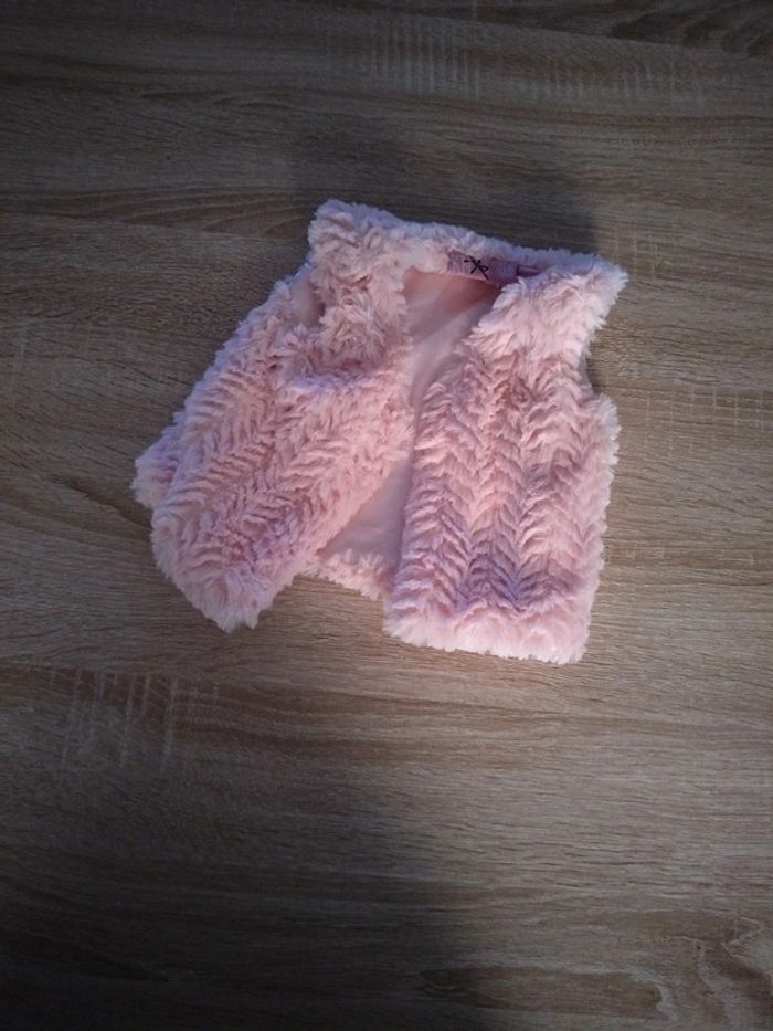 Veste sans manches douce