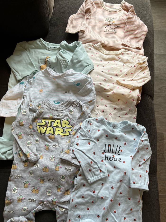 Lot de pyjamas bébé fille 3 mois - photo numéro 2