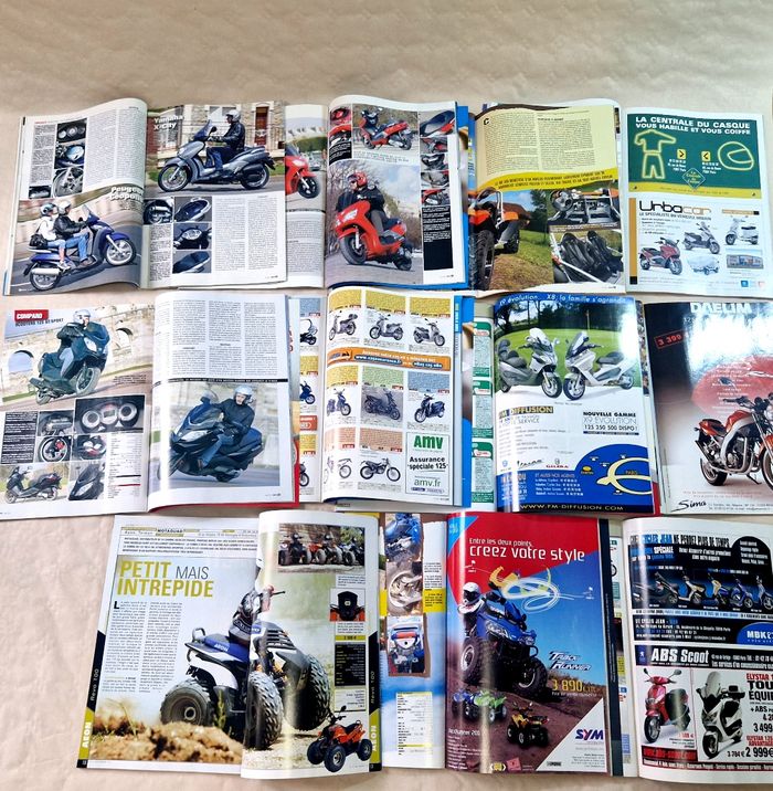 Lot de 11 revue / magazine , moto , Génération 125 , de 2004 a 2009 - photo numéro 9