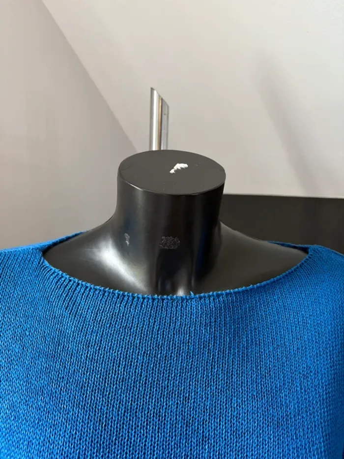 Pull bleu manche 3/4 Naïs - photo numéro 2