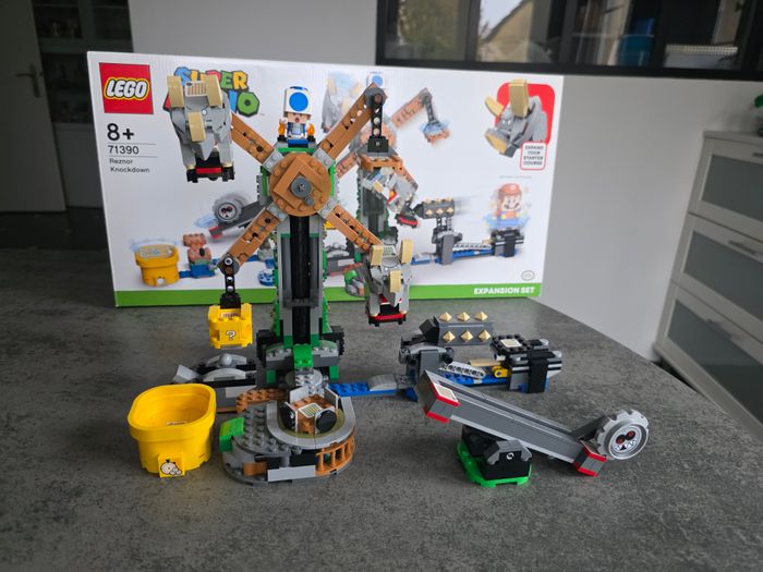 LEGO Super Mario 71390 Reznor Knockdown – Complet avec boîte