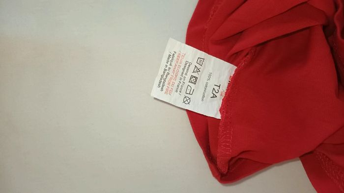 T-shirt rouge - photo numéro 5