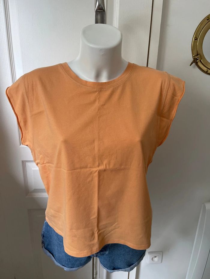 T-shirt orange - photo numéro 5