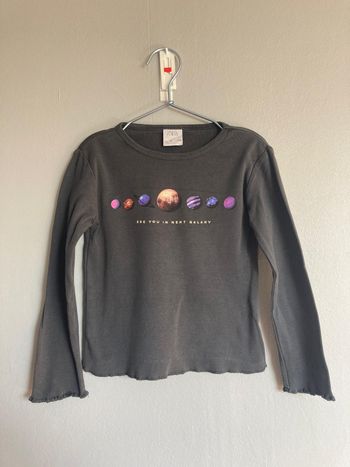 T-shirt manches longues Zara Kids – Galaxie – 6 ans (116 cm)