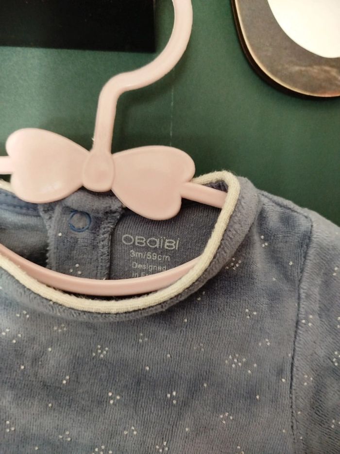 Pyjama 2 pièces 🐱 - Obaïbi - 3 mois - photo numéro 3