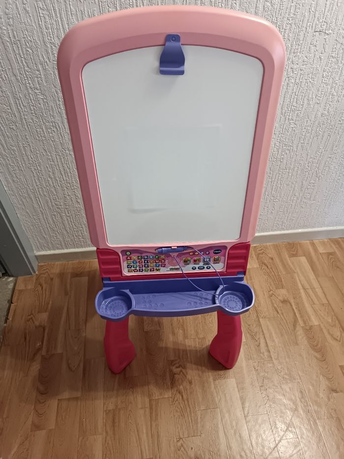Tableau interactif 3 en 1 VTech rose magi chevalet - photo numéro 6