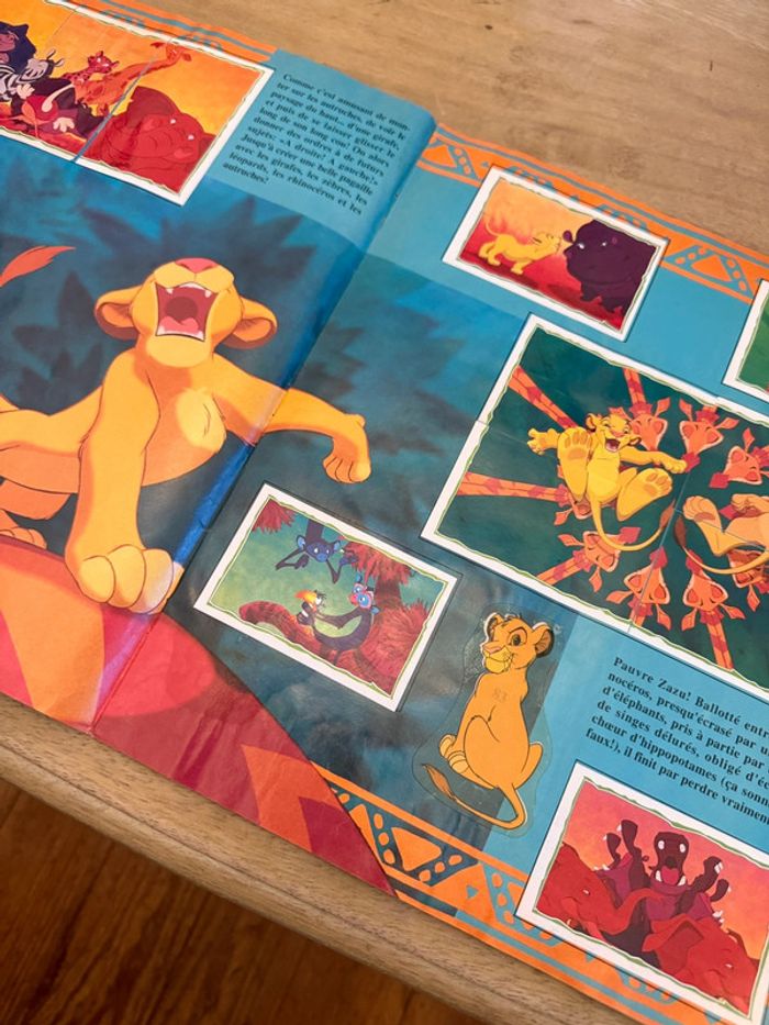 Livre Album Panini Complet stickers autocollants - Le Roi Lion Walt Disney - photo numéro 5