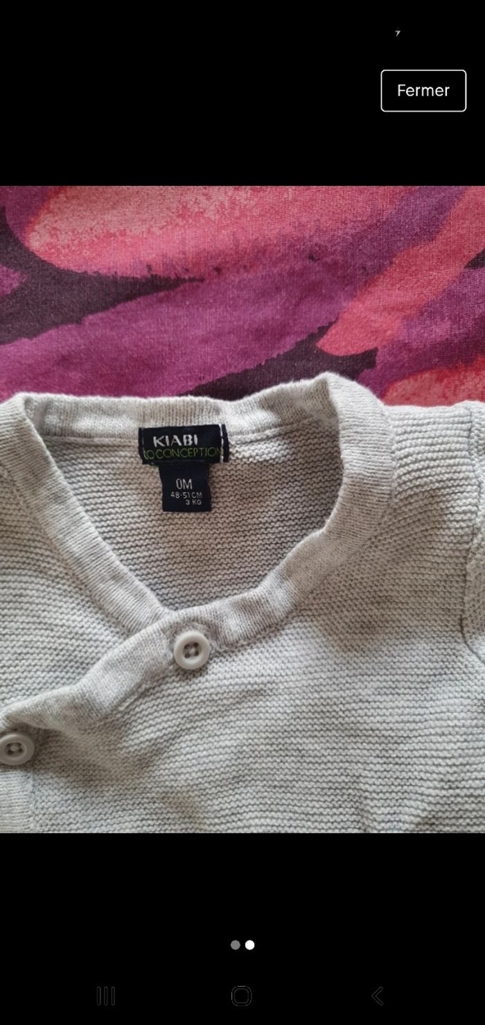 Gilet naissance - photo numéro 2