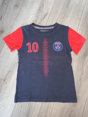 T shirt PSG neymar jr 6 ans bleu marine