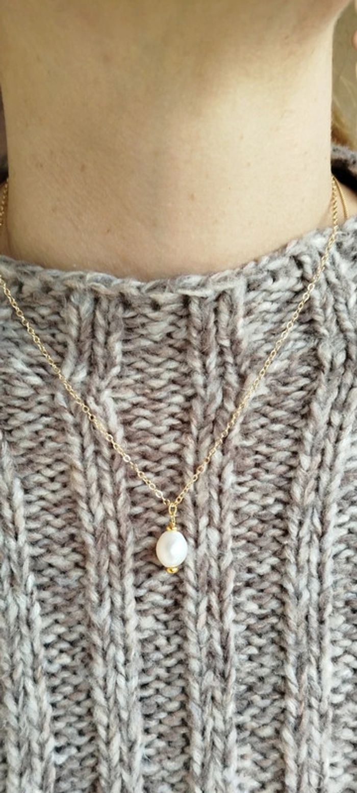 Collier séduction avec véritable perles de Nacre - photo numéro 4