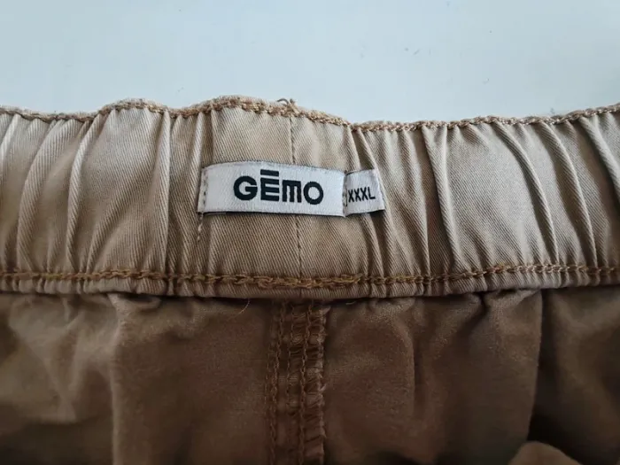 Short beige gemo homme grande taille - photo numéro 3