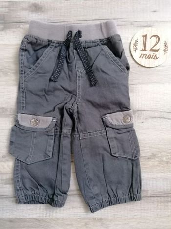 Pantalon cargo 12 mois