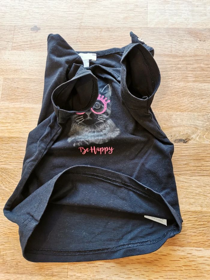 Lot 2 t shirts fille Absorba blanc/noir 100% coton - photo numéro 12