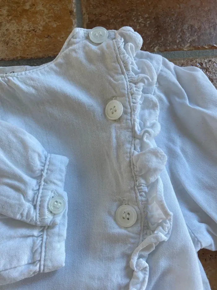 Blouse blanche 4 ans - photo numéro 5