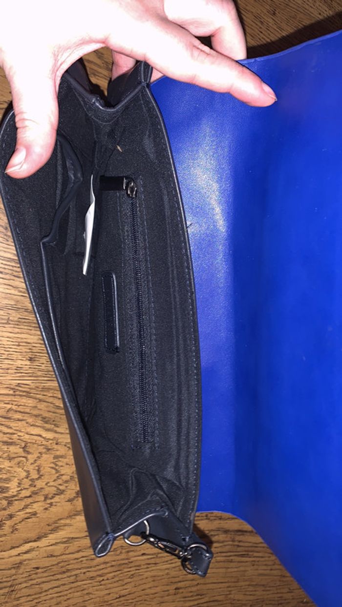 Pochette Camaïeu Bleu et noir - photo numéro 3