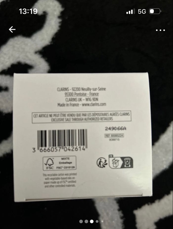 Crème Clarins - photo numéro 4