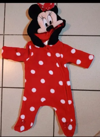 Combi pyjama Minnie Disney 3 mois hiver