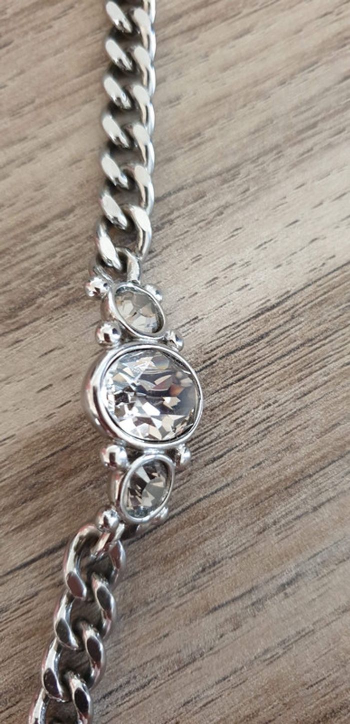 Bracelet strass et argent - photo numéro 3