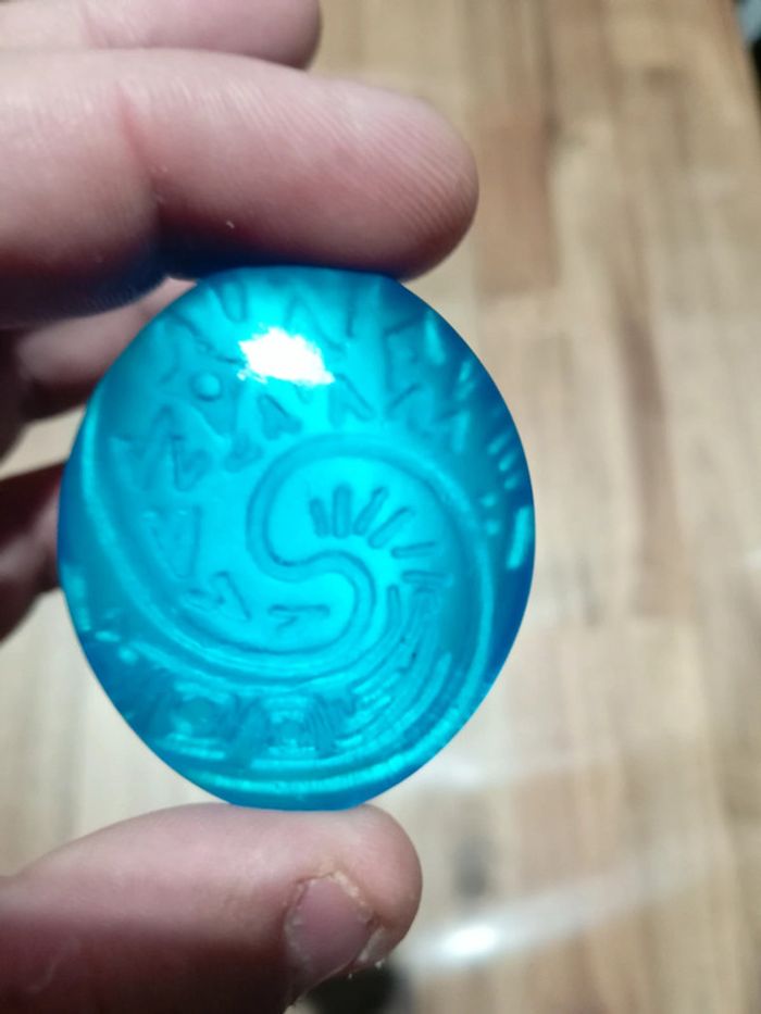 Vaiana Moana Pierre bleu cœur de te fiti - photo numéro 2