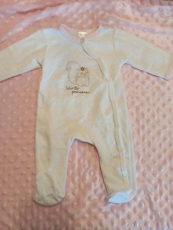 Grenouillère fille 1 mois