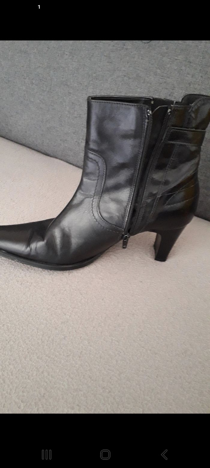 Bottines noires Gémo T39 - photo numéro 2