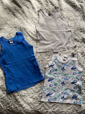 Lot débardeurs petit bateau