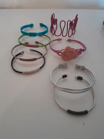 Lot de 8 bracelet en aluminium
