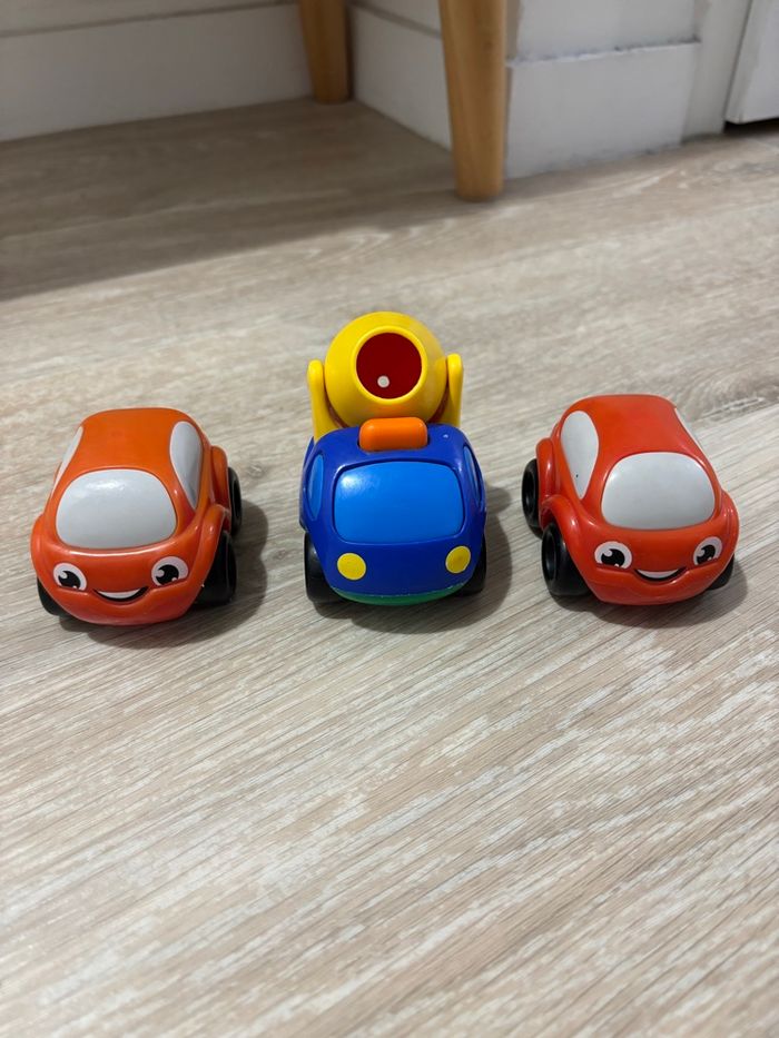 Lot 3 voitures Smoby