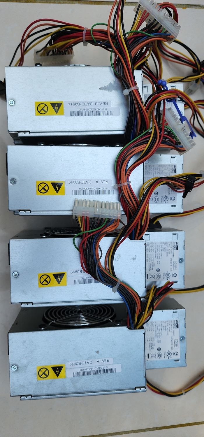 Lot de 3 Alimentation PC AcBel PC7071 280W SATA Lenovo M58 SFF 45J9424