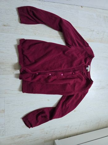 Gilet bordeaux 