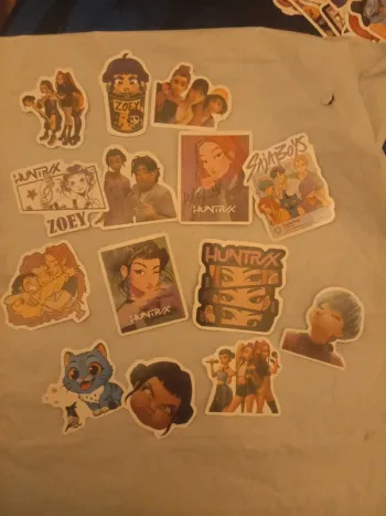 Lot stickers k pop demons hunters neuf