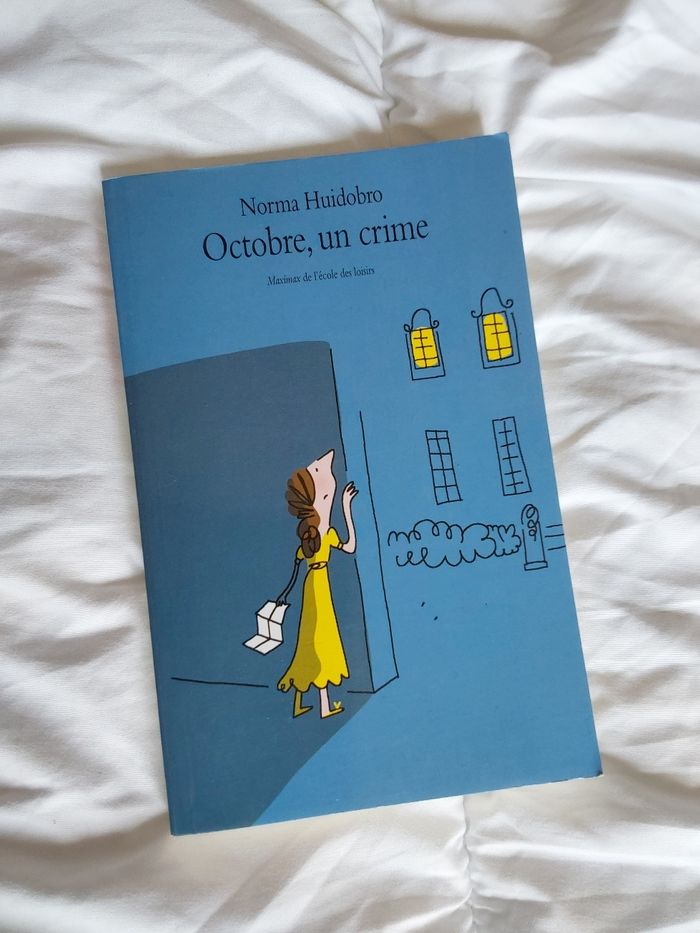 Livre enfant titre Octobre,  un crime