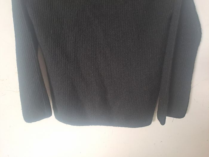 Pull noir à grand col H&M Taille XS - photo numéro 4