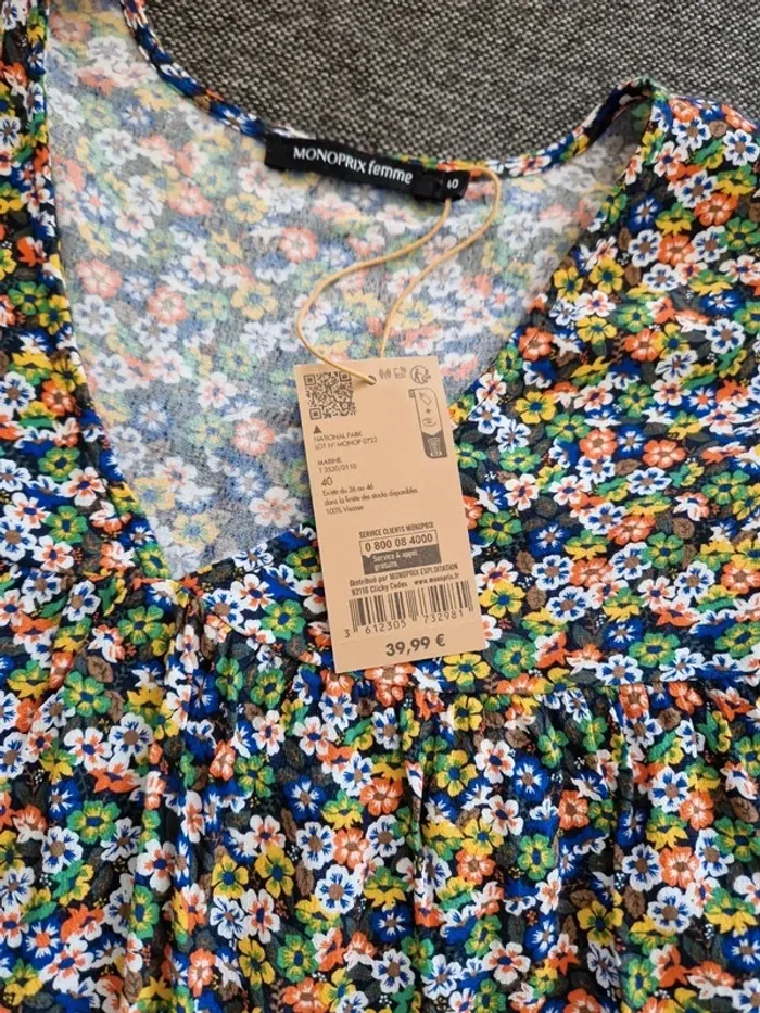 Blouse Monoprix taille 40 neuve - photo numéro 6