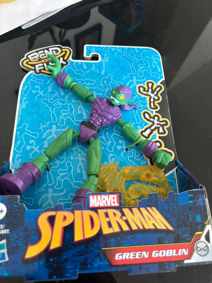 Figurine Bouffon Vert Bend & Flex 15 cm Spiderman - photo numéro 2