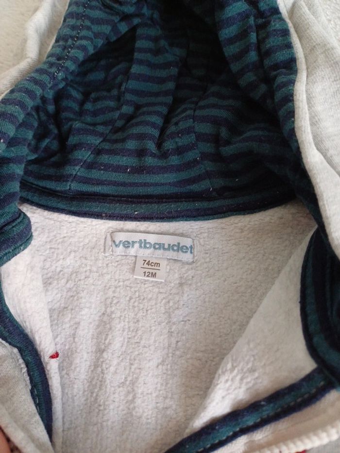 Combinaison grise 12 mois - photo numéro 2